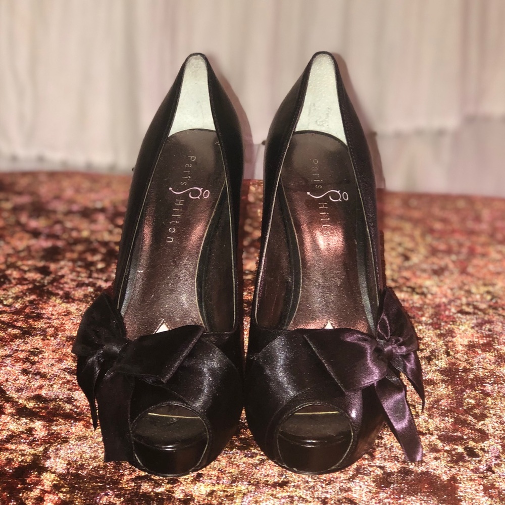 Paris Hilton Bow Heels